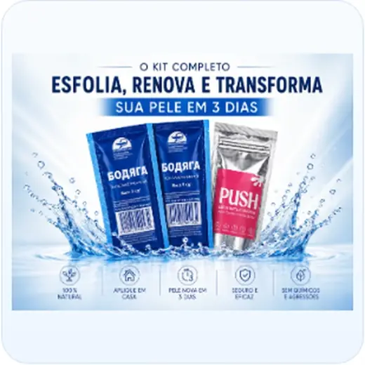 Kit com 2 Peelings de Algas e 1 Calmante Pós